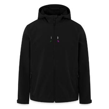 Peace - Recycelte Männer Softshell-Jacke von Stanley/Stella - Schwarz - Vorne - AI Model Male 185 light (185cm)