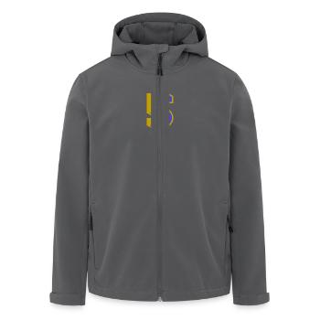 5. 5 YEARS. 5th ANNIVERSARY. 5 YEAR ANNIVERSARY - Men’s Recycled Softshell Jacket by Stanley/Stella - black - Front - AI Model Male 185 light (185cm)