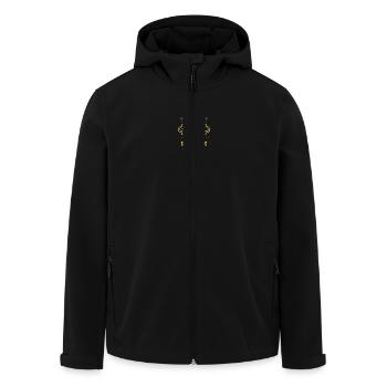 Du kannst die Friseurin nicht aus mir holen - Recycelte Männer Softshell-Jacke von Stanley/Stella - Schwarz - Vorne - AI Model Male 185 light (185cm)
