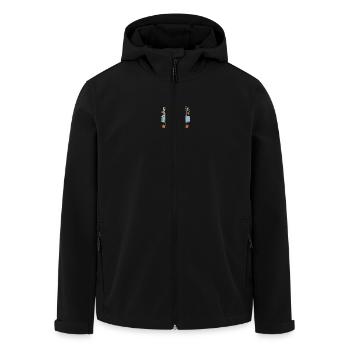 legendär seit juli 1973 - Recycelte Männer Softshell-Jacke von Stanley/Stella - Schwarz - Vorne - AI Model Male 185 light (185cm)
