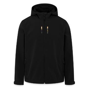 Tourisme New York Lake George Sunset Grunge - Veste softshell homme en polyester recyclé Stanley/Stella - noir - Devant - AI Model Male 185 light (185cm)
