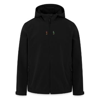 Jahrgang 1964 Geburtstag Retro Einzigartig - Recycelte Männer Softshell-Jacke von Stanley/Stella - Schwarz - Vorne - AI Model Male 185 light (185cm)