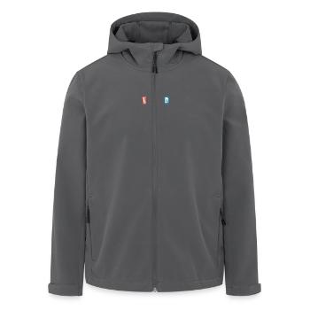 Rétro Légende Anniversaire Année 1974 - Veste softshell homme en polyester recyclé Stanley/Stella - noir - Devant - AI Model Male 185 light (185cm)
