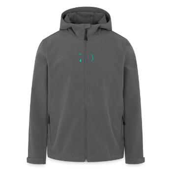 70. 70 YEARS. 70TH ANNIVERSARY. BIRTHDAY 70 YEARS. - Men’s Recycled Softshell Jacket by Stanley/Stella - anthracite - Front - AI Model Male 185 light (185cm)