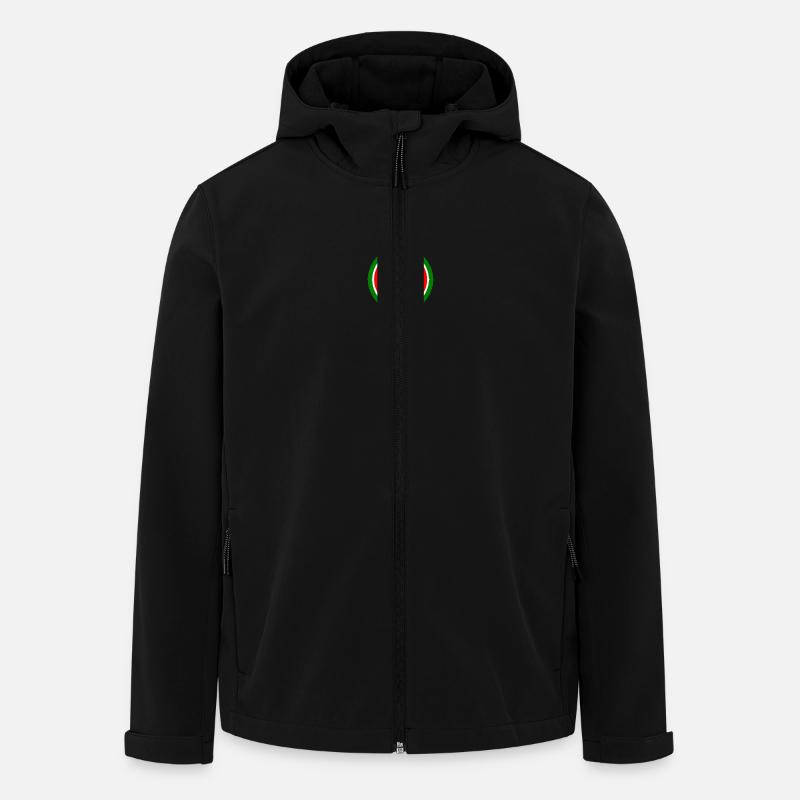 Watermelon - Men’s Recycled Softshell Jacket by Stanley/Stella - black