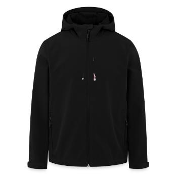 Rapper USA Amerika Pop Up Flagge US Hip Hop - Recycelte Männer Softshell-Jacke von Stanley/Stella - Schwarz - Vorne - AI Model Male 185 light (185cm)