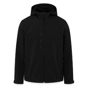 Steilklippe - 2 Farb Vektor - Recycelte Männer Softshell-Jacke von Stanley/Stella - Schwarz - Vorne - AI Model Male 185 light (185cm)