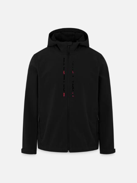 Nein, ich bin nicht gemein. Nur manchmal nicht - Recycelte Männer Softshell-Jacke von Stanley/Stella - Schwarz
