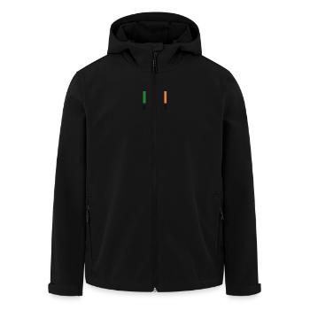 ireland - Recycelte Männer Softshell-Jacke von Stanley/Stella - Schwarz - Vorne - AI Model Male 185 light (185cm)
