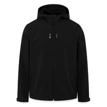 Maman et fille - Veste softshell homme en polyester recyclé Stanley/Stella - noir - Devant - AI Model Male 185 light (185cm)