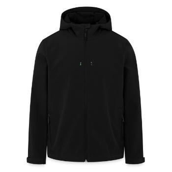 Polygon Christmas Magic : la magie aux multiples facettes - Veste softshell homme en polyester recyclé Stanley/Stella - noir - Devant - AI Model Male 185 light (185cm)
