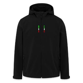 Fuck mullah regime iran - Men’s Recycled Softshell Jacket by Stanley/Stella - black - Front - AI Model Male 185 light (185cm)