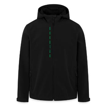 Hoofing Dagger - Men’s Recycled Softshell Jacket by Stanley/Stella - black - Front - AI Model Male 185 light (185cm)