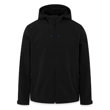 More Espresso Less Despresso - Recycelte Männer Softshell-Jacke von Stanley/Stella - Schwarz - Vorne - AI Model Male 185 light (185cm)