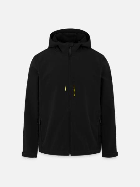 dripping paint brush - Men’s Recycled Softshell Jacket by Stanley/Stella - black