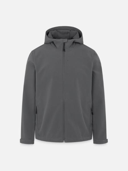 St Pierre et Miquelon - Veste softshell homme en polyester recyclé Stanley/Stella - noir