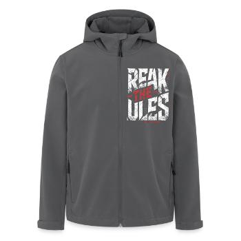 Brechen Sie die Regeln - Recycelte Männer Softshell-Jacke von Stanley/Stella - Schwarz - Vorne - AI Model Male 185 light (185cm)