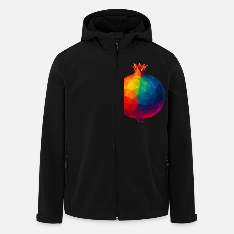 Style WPAP - Grenade - Veste softshell homme en polyester recyclé Stanley/Stella - noir