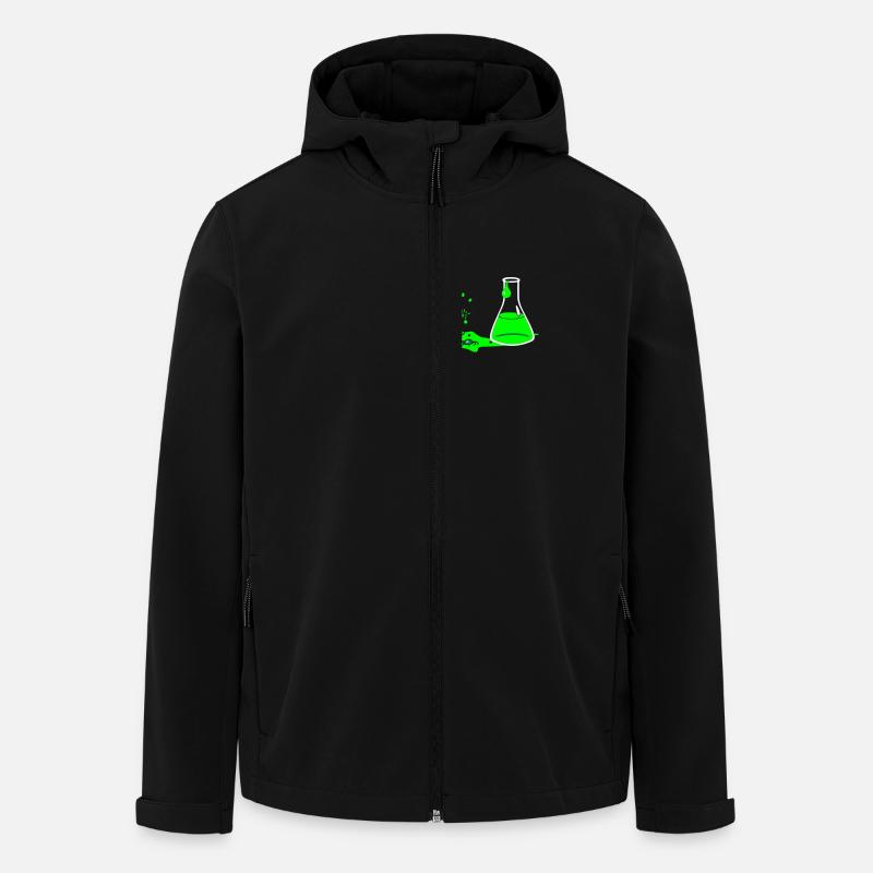 slimy goo / Blubber Schleim (2c) - Recycelte Männer Softshell-Jacke von Stanley/Stella - Schwarz