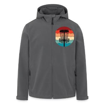 Disc Golf - Veste softshell homme en polyester recyclé Stanley/Stella - noir - Devant - AI Model Male 185 light (185cm)
