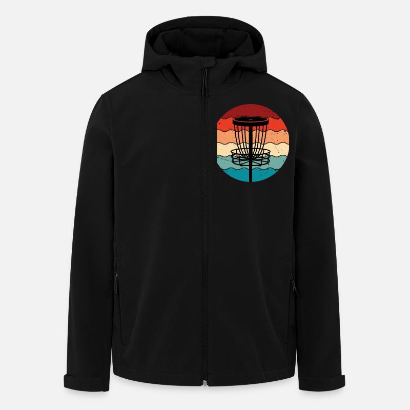 Disc Golf - Recycelte Männer Softshell-Jacke von Stanley/Stella - Schwarz
