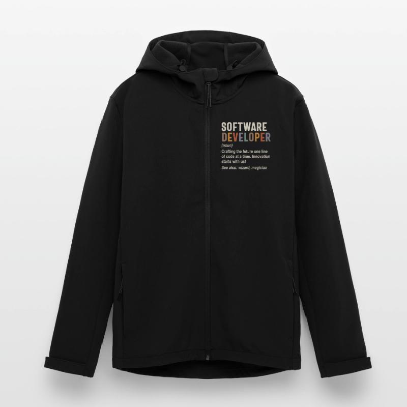 Software Developer - Crafting the Future with Code Men’s Recycled Softshell Jacket by Stanley/Stella