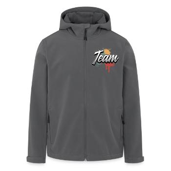 Team - Recycelte Männer Softshell-Jacke von Stanley/Stella - Schwarz - Vorne - AI Model Male 185 light (185cm)