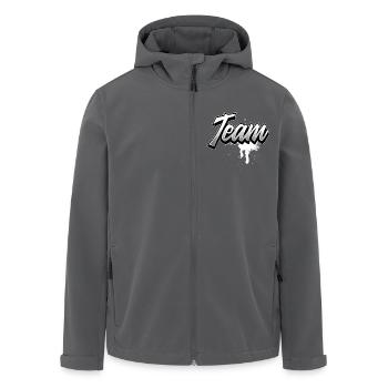 Team - Recycelte Männer Softshell-Jacke von Stanley/Stella - Schwarz - Vorne - AI Model Male 185 light (185cm)