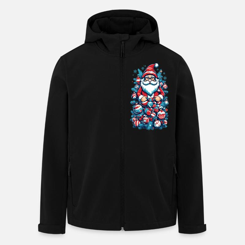 Weihnachtsmann - 🎅 - Recycelte Männer Softshell-Jacke von Stanley/Stella - Schwarz