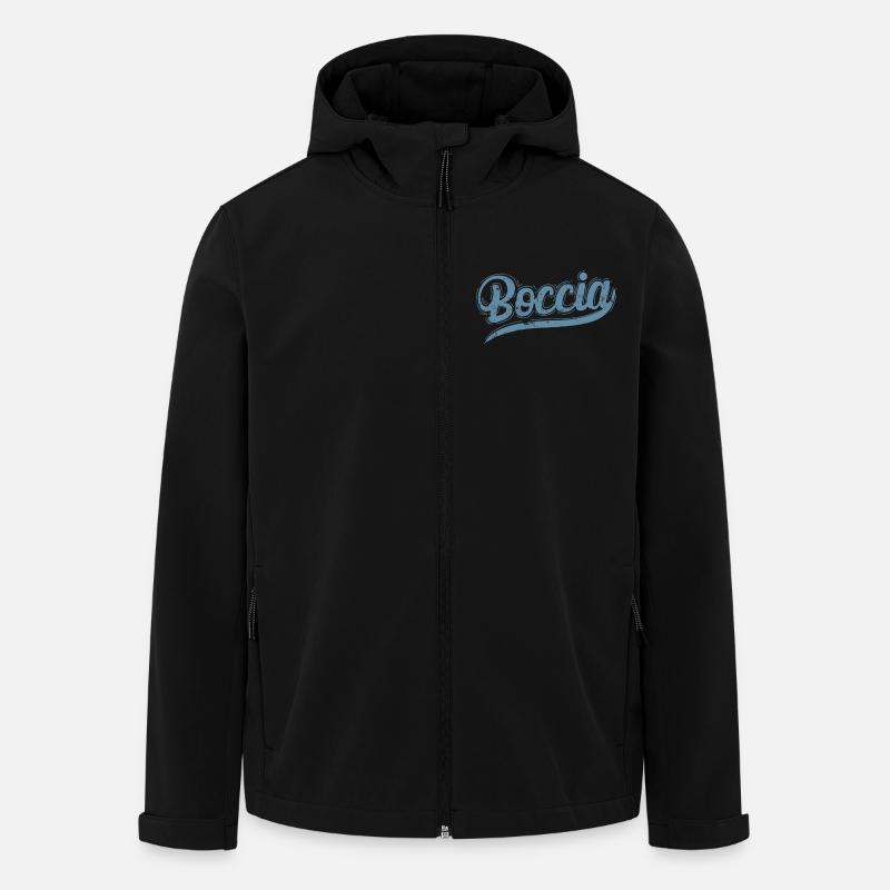 Boccia Präzisionssport - Recycelte Männer Softshell-Jacke von Stanley/Stella - Schwarz