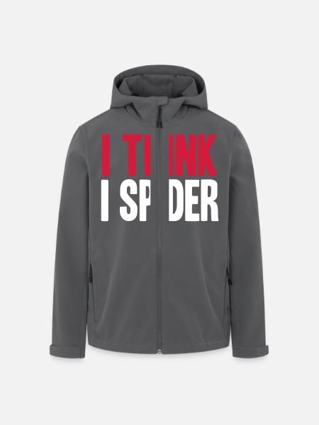 ICH GLAUB ICH SPINNE (DENGLISCH) - Recycelte Männer Softshell-Jacke von Stanley/Stella - Schwarz