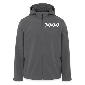 1999 Geschenk zum 26-jährigen Jubiläum 1999 Retro 1999 - Recycelte Männer Softshell-Jacke von Stanley/Stella - Anthrazit - Vorne - AI Model Male 185 light (185cm)