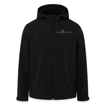 Teckel Teckel Teckel Viennois Heartbeat Pulse - Veste softshell homme en polyester recyclé Stanley/Stella - noir - Devant - AI Model Male 185 light (185cm)