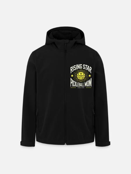 Rising Star Pickleball Mom - Men’s Recycled Softshell Jacket by Stanley/Stella - black