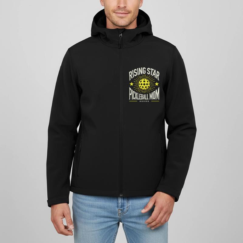 Pickleball Mama eines aufstrebenden Stars Recycelte Männer Softshell-Jacke von Stanley/Stella