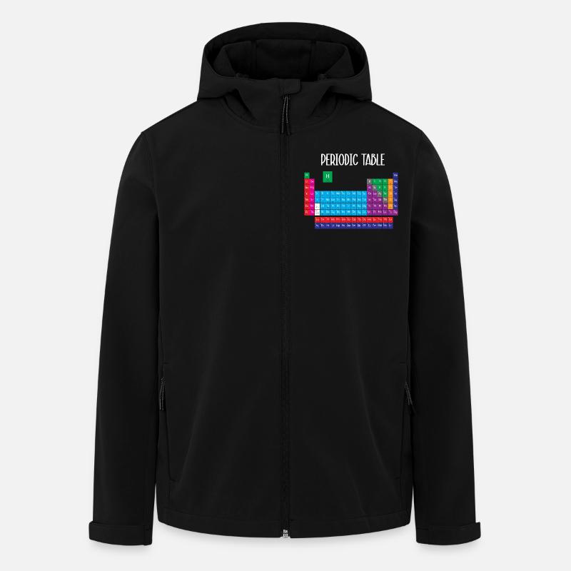 Periodensystem - Recycelte Männer Softshell-Jacke von Stanley/Stella - Schwarz