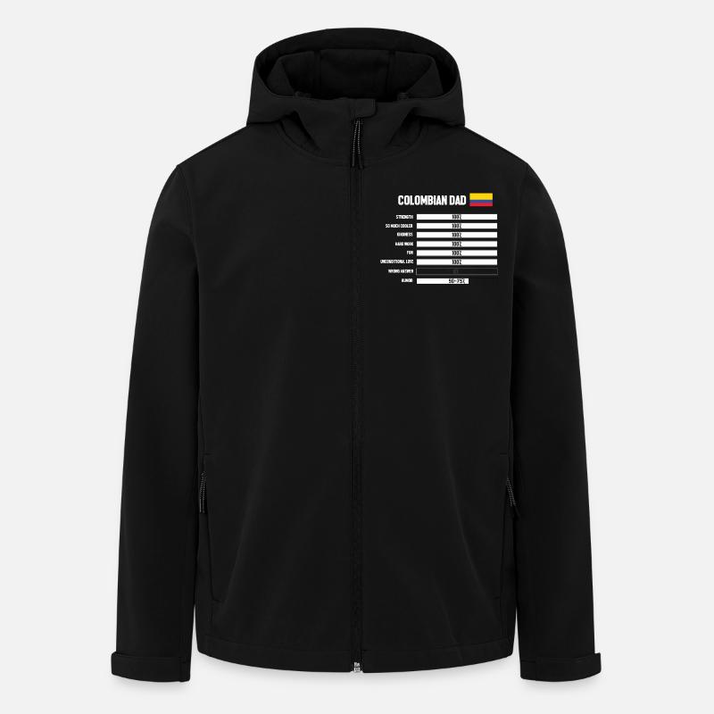 Colombia - Men’s Recycled Softshell Jacket by Stanley/Stella - black