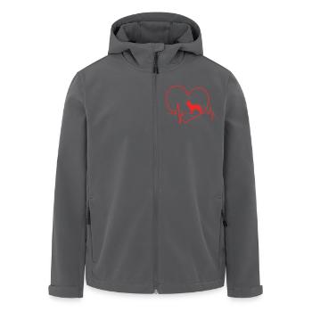 Retriever de la baie de Chesapeake - Veste softshell homme en polyester recyclé Stanley/Stella - noir - Devant - AI Model Male 185 light (185cm)