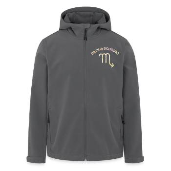 Sternzeichen Skorpion - Recycelte Männer Softshell-Jacke von Stanley/Stella - Schwarz - Vorne - AI Model Male 185 light (185cm)