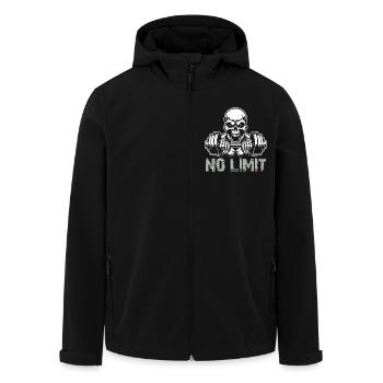 Crâne d’entraînement dur No Limit avec haltère - Veste softshell homme en polyester recyclé Stanley/Stella - noir - Devant - AI Model Male 185 light (185cm)