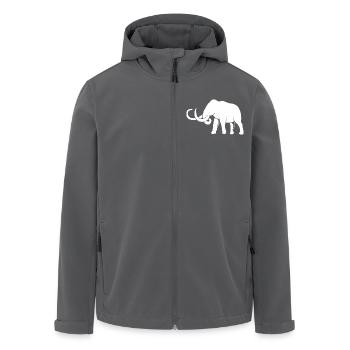 Mammouth - Veste softshell homme en polyester recyclé Stanley/Stella - noir - Devant - AI Model Male 185 light (185cm)