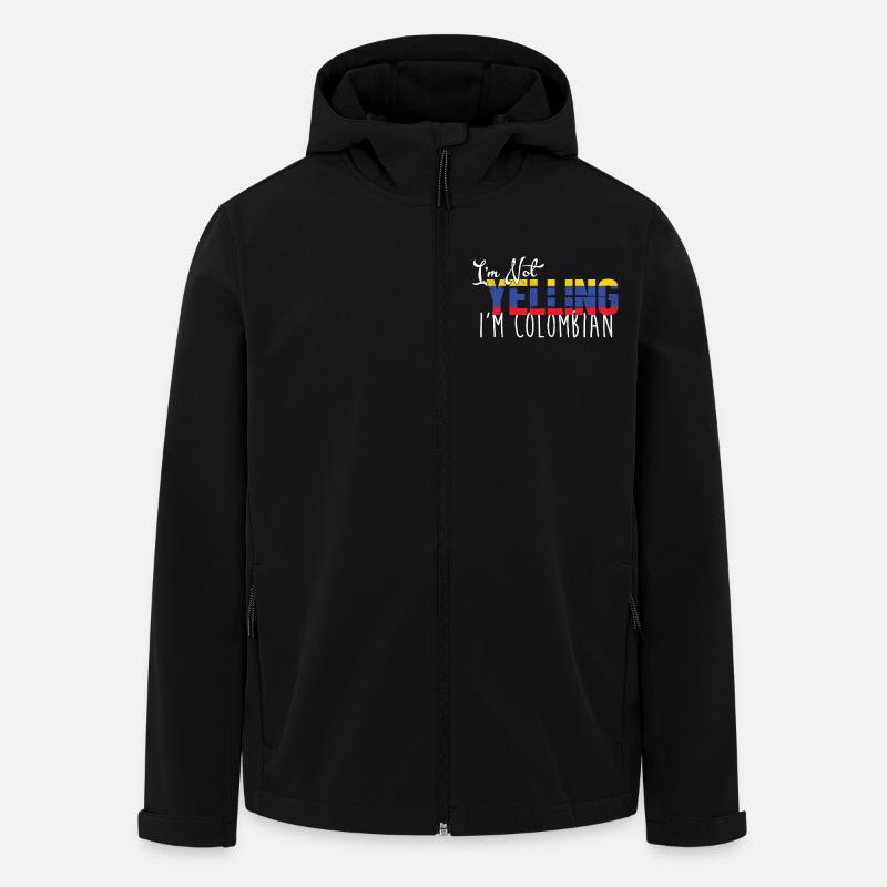 Colombie - Veste softshell homme en polyester recyclé Stanley/Stella - noir
