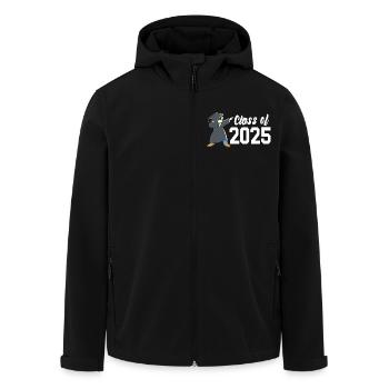 Klasse von 2025 Abi Abiturient Abitur 2025 - Recycelte Männer Softshell-Jacke von Stanley/Stella - Schwarz - Vorne - AI Model Male 185 light (185cm)