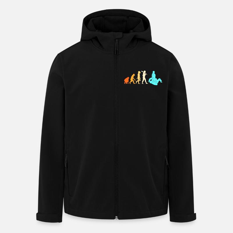 Jiu Jitsu Selbstverteidigung - Recycelte Männer Softshell-Jacke von Stanley/Stella - Schwarz