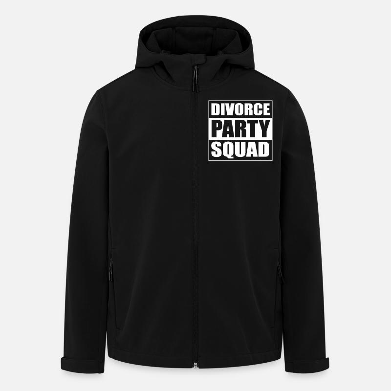 Scheidung - Recycelte Männer Softshell-Jacke von Stanley/Stella - Schwarz