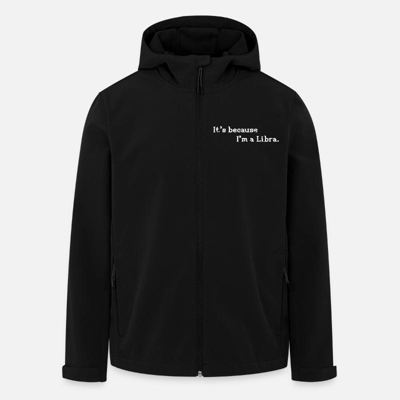 Signe du zodiaque Balance - Veste softshell homme en polyester recyclé Stanley/Stella - noir