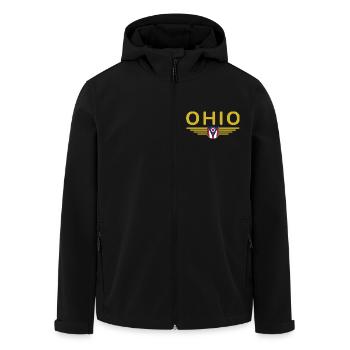 Ohio Fan T-Shirt – Must-Have für Fans - Recycelte Männer Softshell-Jacke von Stanley/Stella - Schwarz - Vorne - AI Model Male 185 light (185cm)