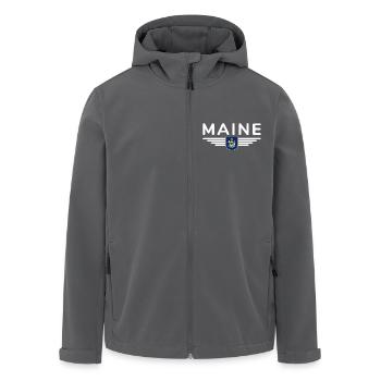 Maine Fan T-Shirt – Parfait pour les fans ! - Veste softshell homme en polyester recyclé Stanley/Stella - noir - Devant - AI Model Male 185 light (185cm)
