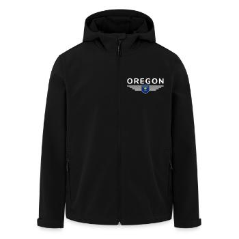 Oregon Fan T-Shirt – Must-Have for Fans - Men’s Recycled Softshell Jacket by Stanley/Stella - black - Front - AI Model Male 185 light (185cm)