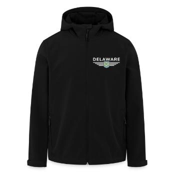 Delaware Fan T-Shirt – Küste & Charme - Recycelte Männer Softshell-Jacke von Stanley/Stella - Schwarz - Vorne - AI Model Male 185 light (185cm)